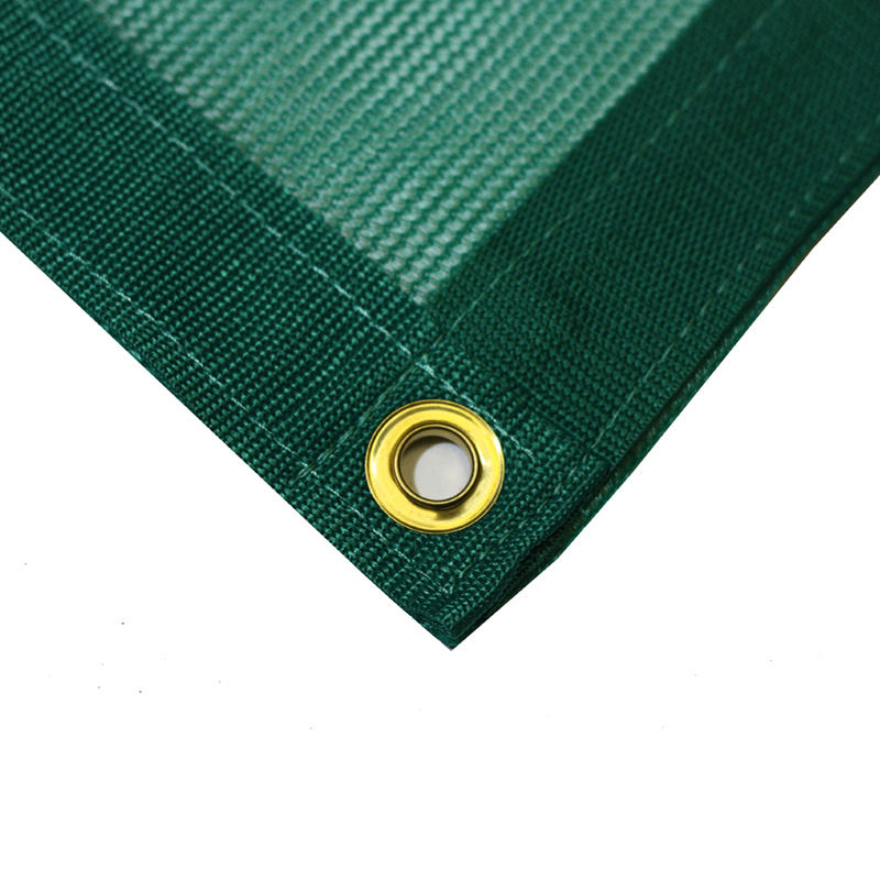 HDPE மெஷ் டார்ப் டிரக் கவர் வெளிப்புற காற்றுப் புகாத விதானம், டிரெய்லர் பார்க்கிங் மீன் குளம்